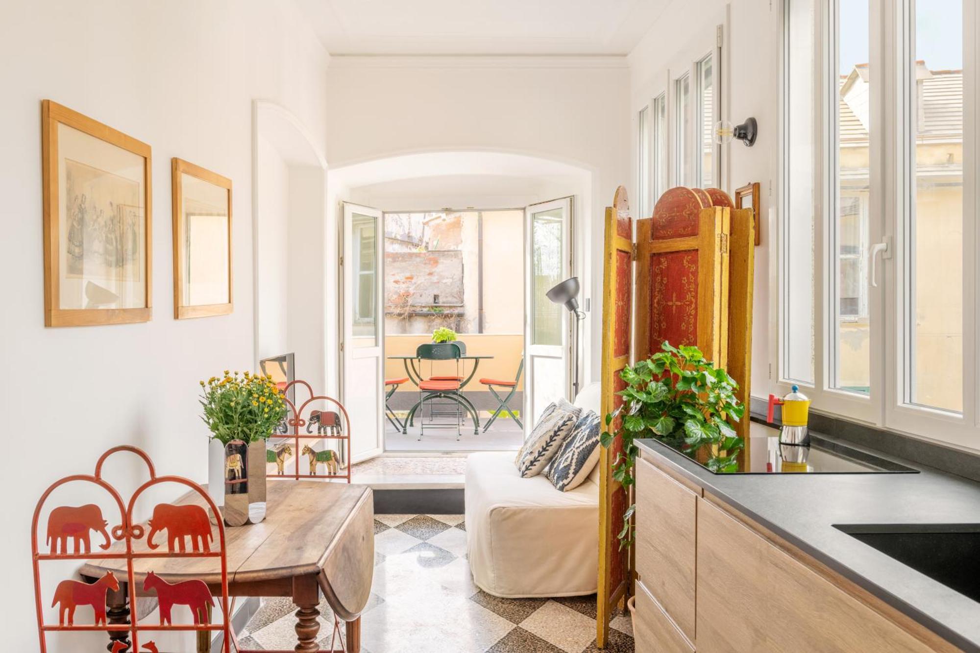Cosy Apartment With Terrace Генуя Экстерьер фото